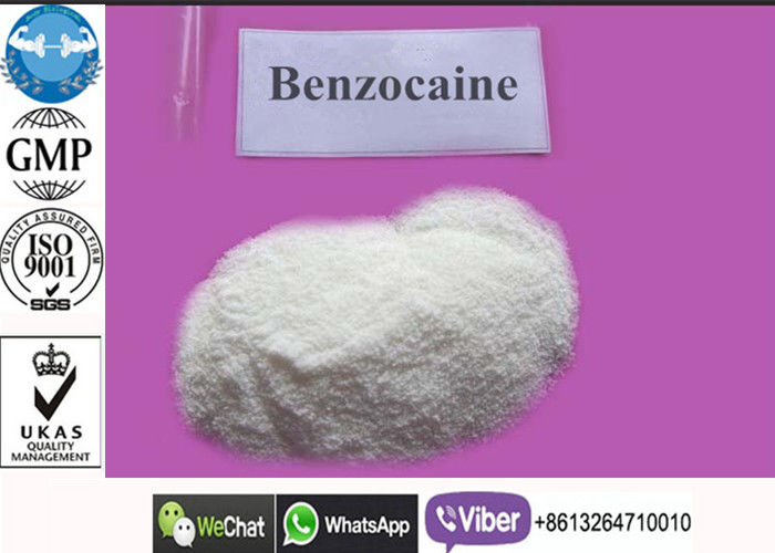 เพาะกาย Benzocaine Hydrochloride Powder, CAS 73-78-9 Benzocaine Hydrochloride